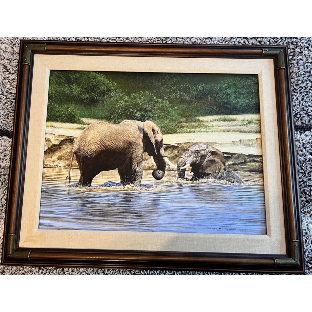 "River Triumph" Original Signed David L. Pratt Acrylic Painting